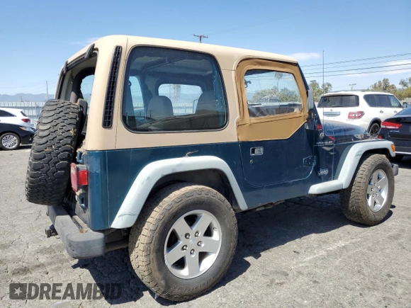 1997 Jeep Wrangler SE with VIN 1J4FY29P3VP492935, listed as a Copart auction lot 67607644 with 129,227 mi miles and Salvage Title. Bid and sale history available at carsss.com. Image 3.
