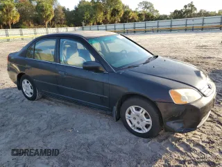 2001 Honda Civic with VIN 1HGES15231L060100, listed as a Copart auction lot 76254824 with Not provided miles and Clean title. Bid and sale history available at DreamBid. Image 4.