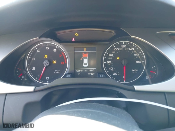 2011 Audi A4 2.0T Premium Plus with VIN WAUFFAFL2BN052605, listed as a IAAI auction lot 40973844 with 120,849 mi miles. Bid and sale history available at carsss.com. Image 7.
