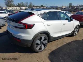 2023 Volvo C40 Recharge Pure Electric Ultimate with VIN YV4ED3GM9P2031408, listed as a IAAI auction lot 41676817 with 45,414 mi miles. Bid and sale history available at carsss.com. Image 4.