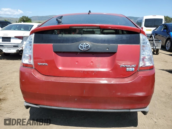 2009 Toyota Prius with VIN JTDKB20U697876707, listed as a Copart auction lot 55289725 with 129,524 mi miles and Salvage Title. Bid and sale history available at DreamBid. Image 6.