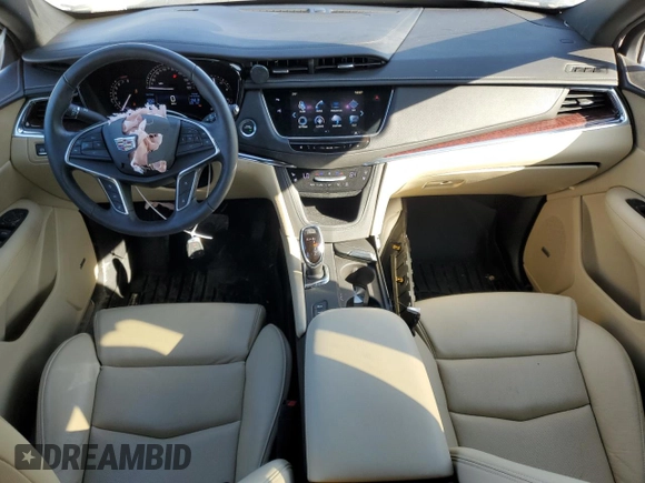 2017 Cadillac XT5 Premium Luxury AWD with VIN 1GYKNERS9HZ205281, listed as a Copart auction lot 86180574 with 20,549 mi miles and Salvage Title. Bid and sale history available at carsss.com. Image 8.