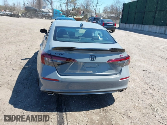 2025 Honda Civic Si with VIN 2HGFE1E54SH474457, listed as a IAAI auction lot 41978147 with 1,558 mi miles and . Bid and sale history available at DreamBid. Image 16.