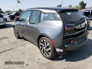 2018 BMW i3 with VIN WBY7Z4C58JVD97028, listed as a Copart auction lot 61591482 with 37,047 mi miles. Bid and sale history available at carsss.com. Image 3.