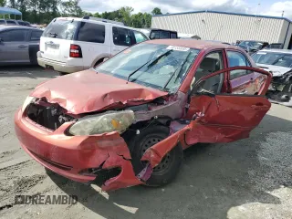 2007 Toyota Corolla CE with VIN JTDBR32E670104110, listed as a Copart auction lot 58158895 with Not provided miles and Salvage title. Bid and sale history available at DreamBid. Image 1.