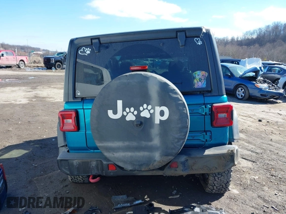 2020 Jeep Wrangler Rubicon z VIN 1C4HJXCG9LW233152, wystawiony jako IAAI lot #41623515 z przebiegiem 88 548 mil mil oraz . Historia ofert i sprzedaży dostępna na DreamBid. Obrazek 17.