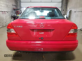 1997 Mercedes-Benz C 230/260/280/320 with VIN WDBHA28E6VF550639, listed as a Copart auction lot 59131195 with 72,722 mi miles and Salvage title. Bid and sale history available at DreamBid. Image 6.