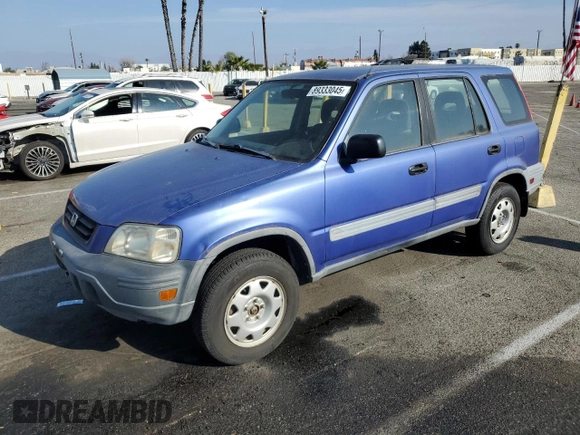 2000 Honda CR-V LX with VIN JHLRD1743YC025806, listed as a Copart auction lot 89333045 with 201,353 mi miles and Salvage Title. Bid and sale history available at carsss.com. Image 1.