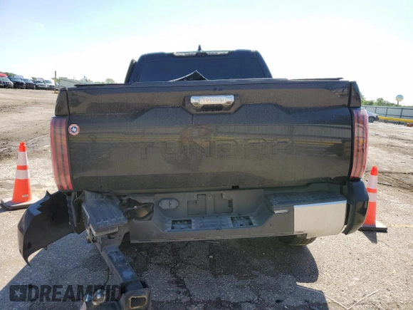 2022 Toyota Tundra Limited with VIN 5TFJA5ABXNX004246, listed as a Copart auction lot 55770835 with Not provided miles and Salvage title. Bid and sale history available at DreamBid. Image 6.