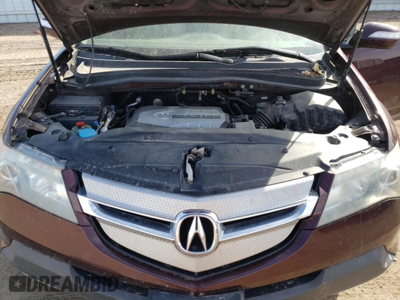 2008 Acura MDX with VIN 2HNYD28268H527681, listed as a Copart auction lot 48849845 with 136,708 mi miles and Clean Title. Bid and sale history available at DreamBid. Image 12.