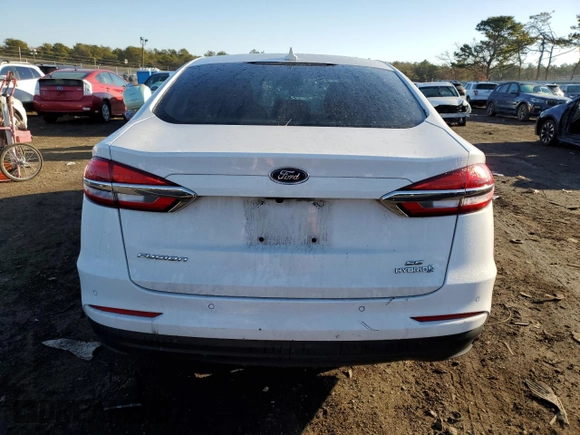 2019 Ford Fusion Hybrid SE with VIN 3FA6P0LU3KR157227, listed as a Copart auction lot 72913652 with 51,912 mi miles. Bid and sale history available at carsss.com. Image 6.