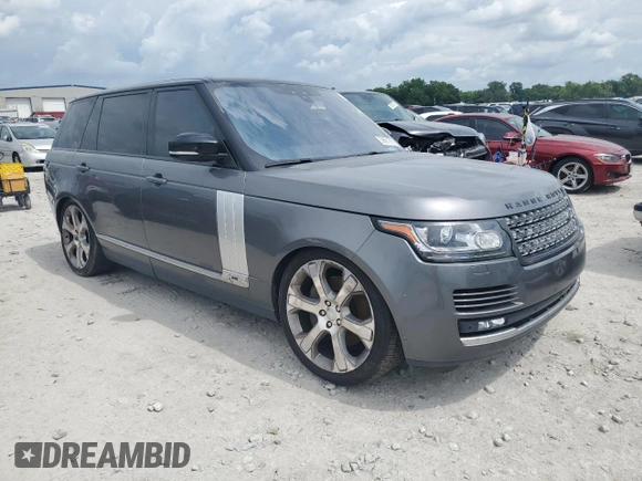 2017 Land Rover Range Rover z VIN SALGS5FE9HA356728, wystawiony jako Copart lot #58691065 z przebiegiem 122 893 mil mil oraz Czysty tytuł • Clean title. Historia ofert i sprzedaży dostępna na DreamBid. Obrazek 4.