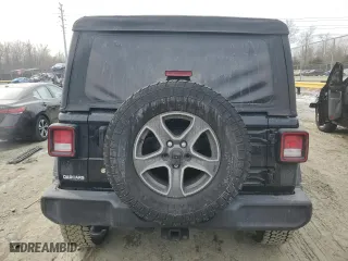 2018 Jeep Wrangler Unlimited Sport S with VIN 1C4HJXDG6JW133957, listed as a Copart auction lot 41902065 with 104,036 mi miles and Salvage Title. Bid and sale history available at carsss.com. Image 6.