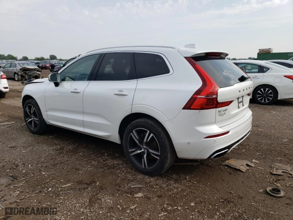 2018 Volvo XC60 R-Design with VIN YV4A22RM0J1074723, listed as a Copart auction lot 68905033 with 75,713 mi miles. Bid and sale history available at carsss.com. Image 2.