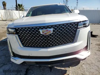 2021 Cadillac Escalade Premium Luxury with VIN 1GYS3CKL9MR471651, listed as a Copart auction lot 44301275 with 24,328 mi miles and Salvage Title. Bid and sale history available at carsss.com. Image 5.