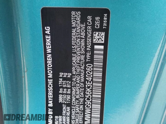 2019 MINI Convertible Cooper S z VIN WMWWG9C56K3E40260, wystawiony jako Copart lot #82885464 z przebiegiem 117 256 mil mil oraz Szkoda całkowita • Salvage title. Historia ofert i sprzedaży dostępna na DreamBid. Obrazek 12.