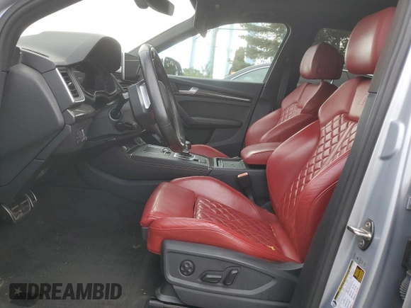 2019 Audi SQ5 Premium Plus with VIN WA1B4AFY9K2033449, listed as a Copart auction lot 72189954 with 32,027 mi miles and Salvage Title. Bid and sale history available at DreamBid. Image 7.
