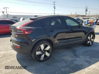 2023 Volvo C40 Recharge Pure Electric Ultimate with VIN YV4ED3GM6P2044486, listed as a Copart auction lot 73490134 with 41,865 mi miles and Salvage Title. Bid and sale history available at carsss.com. Image 3.