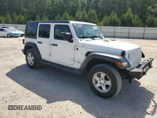 2020 Jeep Wrangler Unlimited Sport S z VIN 1C4HJXDN0LW226619, wystawiony jako Copart lot #54769025 z przebiegiem 52 723 mil mil oraz Szkoda całkowita • Salvage title. Historia ofert i sprzedaży dostępna na DreamBid. Obrazek 4.
