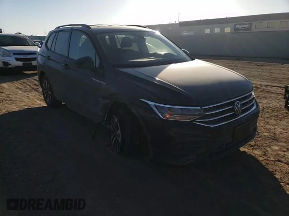 2024 Volkswagen Tiguan S with VIN 3VVFB7AX9RM139970, listed as a Copart auction lot 44261515 with 5,265 mi miles and Salvage title. Bid and sale history available at DreamBid. Image 11.