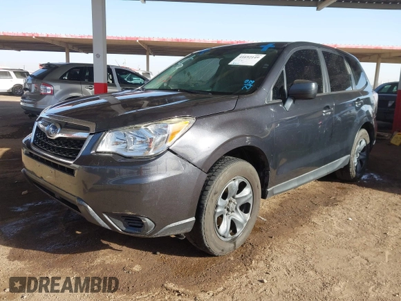 2014 Subaru Forester 2.5i with VIN JF2SJAAC9EG410963, listed as a IAAI auction lot 41692149 with 170,031 mi miles. Bid and sale history available at carsss.com. Image 2.