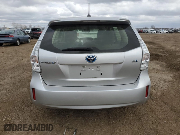 2013 Toyota Prius Two with VIN JTDZN3EUXD3283257, listed as a Copart auction lot 51959725 with 88,533 mi miles and Salvage Title. Bid and sale history available at carsss.com. Image 6.