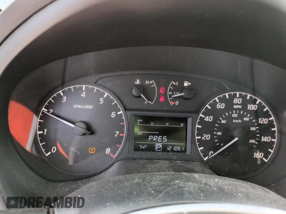 2017 Nissan Sentra SV с VIN 3N1AB7AP7HY399576, выставлен на аукционе Copart как лот 58544765 с пробегом 121 051 миль миль и Списание • Salvage title. История ставок и продаж доступна на DreamBid. Изображение 9.