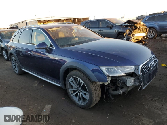2019 Audi allroad A4 Premium with VIN WA17NAF46KA106587, listed as a Copart auction lot 80711834 with 93,375 mi miles and Salvage Title. Bid and sale history available at DreamBid. Image 4.