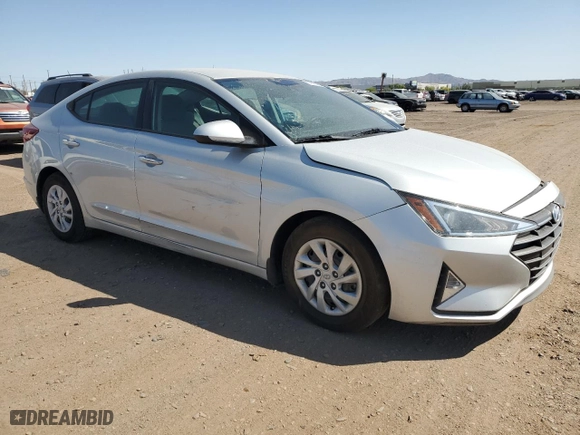 2020 Hyundai Elantra SE with VIN 5NPD74LF7LH512575, listed as a Copart auction lot 51010395 with 51,399 mi miles and Clean Title. Bid and sale history available at carsss.com. Image 4.