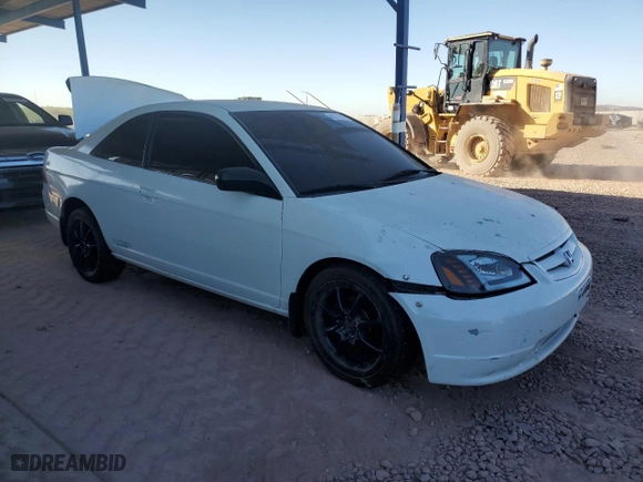 2002 Honda Civic LX with VIN 1HGEM21532L097312, listed as a Copart auction lot 85713824 with 208,738 mi miles and Salvage Title. Bid and sale history available at carsss.com. Image 4.