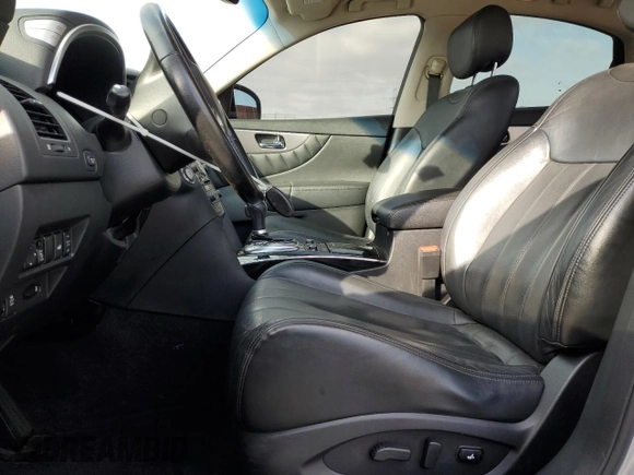 2016 Infiniti QX70 with VIN JN8CS1MW7GM753074, listed as a Copart auction lot 44591025 with 128,120 mi miles and Salvage Title. Bid and sale history available at DreamBid. Image 7.