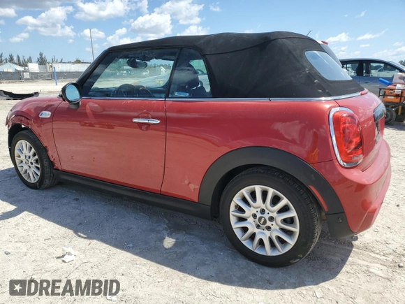 2016 MINI Convertible S with VIN WMWWG9C51G3A92388, listed as a Copart auction lot 43527125 with 144,454 mi miles and Salvage Title. Bid and sale history available at DreamBid. Image 2.