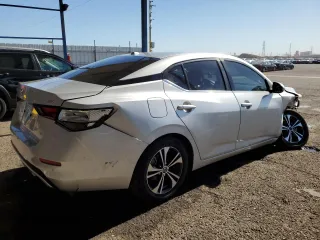 2021 Nissan Sentra SV z VIN 3N1AB8CV0MY248123, wystawiony jako Copart lot #56487875 z przebiegiem 71 567 mil mil oraz Czysty tytuł • Clean title. Historia ofert i sprzedaży dostępna na DreamBid. Obrazek 3.