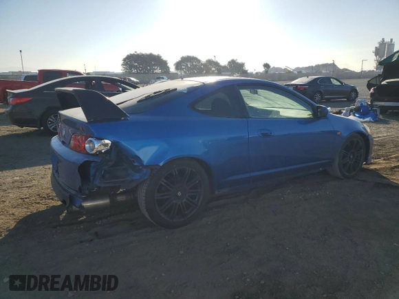 2006 Acura RSX Type-S Leather with VIN JH4DC53076S003491, listed as a Copart auction lot 77895724 with 127,747 mi miles and Salvage Title. Bid and sale history available at carsss.com. Image 3.