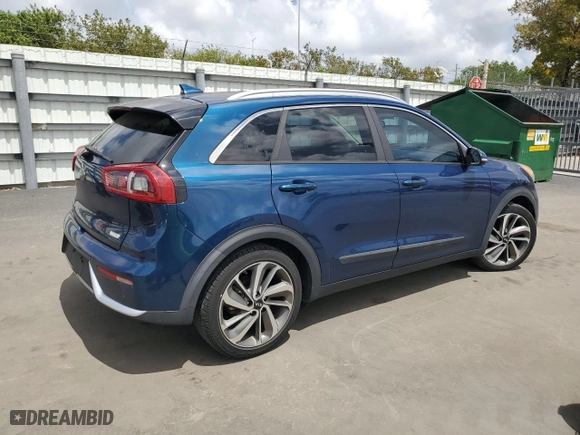 2017 Kia Niro Touring with VIN KNDCE3LC1H5054752, listed as a Copart auction lot 51747175 with 120,462 mi miles and Clean Title. Bid and sale history available at carsss.com. Image 3.