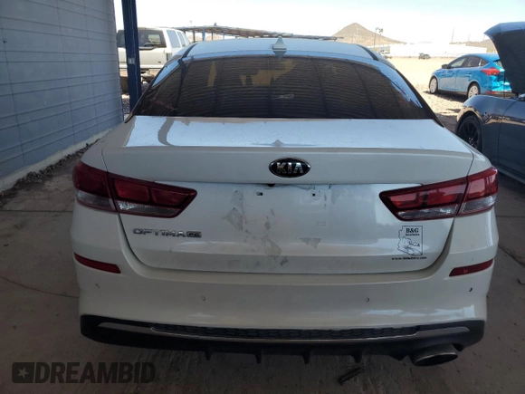2018 Kia Optima LX with VIN KNAGT4L36J5216987, listed as a Copart auction lot 53490745 with 93,907 mi miles and Salvage title. Bid and sale history available at DreamBid. Image 6.