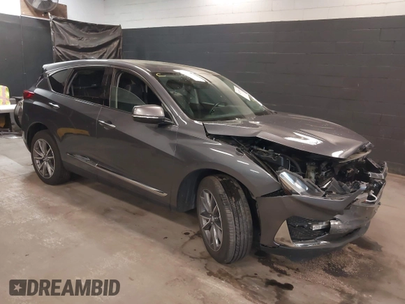 2020 Acura RDX Technology with VIN 5J8TC2H53LL026919, listed as a IAAI auction lot 42142911 with 37,492 mi miles and . Bid and sale history available at DreamBid. Image 1.