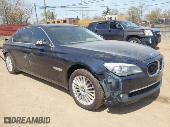 2012 BMW 7 Series 750Li xDrive with VIN WBAKC8C54CC434721, listed as a IAAI auction lot 42115443 with 109,368 mi miles and . Bid and sale history available at DreamBid. Image 1.