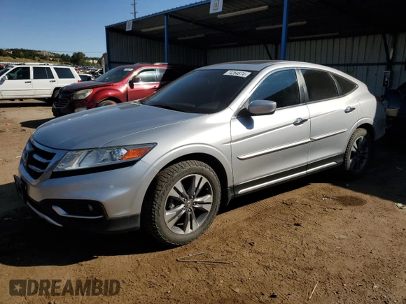 2013 Honda Crosstour EX-L with VIN 5J6TF2H53DL001021, listed as a Copart auction lot 74264874 with 161,546 mi miles and Salvage Title. Bid and sale history available at carsss.com. Image 1.