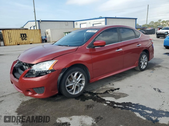 2014 Nissan Sentra SV with VIN 3N1AB7AP7EY310035, listed as a Copart auction lot 61749305 with 93,983 mi miles and Salvage title. Bid and sale history available at DreamBid. Image 1.