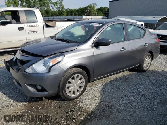 2016 Nissan Versa SV with VIN 3N1CN7AP3GL904900, listed as a Copart auction lot 55420655 with 134,521 mi miles and Salvage title. Bid and sale history available at DreamBid. Image 1.