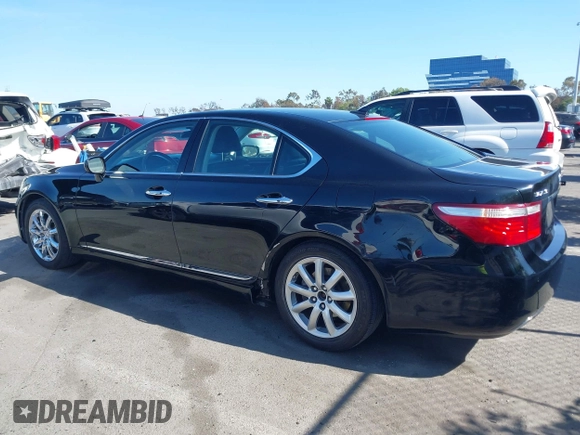 2008 Lexus LS 460 with VIN JTHBL46F385083603, listed as a IAAI auction lot 42085788 with Not Provided miles and . Bid and sale history available at DreamBid. Image 15.
