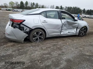 2020 Nissan Sentra SV z VIN 3N1AB8CV0LY220093, wystawiony jako Copart lot #52087505 z przebiegiem 64 012 mil mil oraz Szkoda całkowita • Salvage title. Historia ofert i sprzedaży dostępna na DreamBid. Obrazek 3.