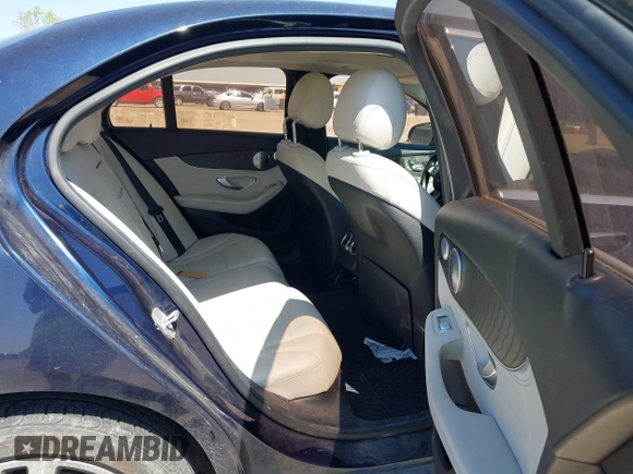 2016 Mercedes-Benz C 300 Luxury with VIN 55SWF4KB9GU139343, listed as a IAAI auction lot 41967999 with 124,299 mi miles and . Bid and sale history available at carsss.com. Image 8.