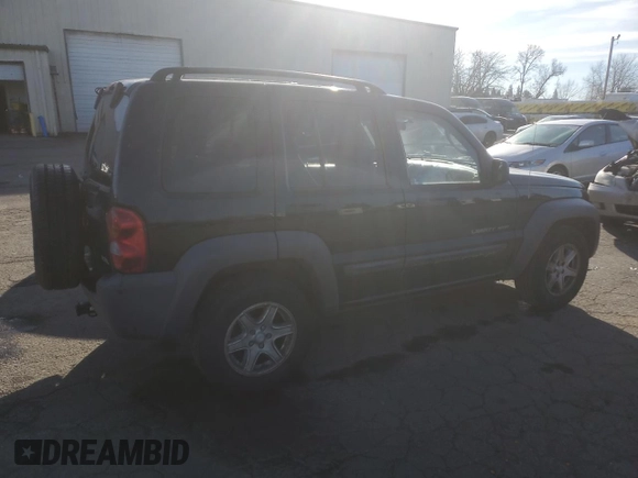 2003 Jeep Liberty Sport with VIN 1J4GK48KX3W658457, listed as a Copart auction lot 41863855 with 194,747 mi miles and Salvage Title. Bid and sale history available at DreamBid. Image 3.