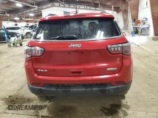 2017 Jeep Compass Latitude with VIN 3C4NJDBB7HT657028, listed as a Copart auction lot 52505255 with 65,482 mi miles and Clean Title. Bid and sale history available at carsss.com. Image 6.