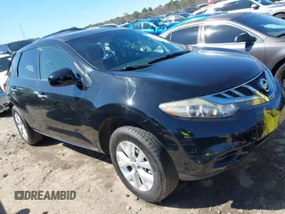 2012 Nissan Murano SL with VIN JN8AZ1MU6CW114622, listed as a IAAI auction lot 41812037 with 207,003 mi miles and . Bid and sale history available at carsss.com. Image 1.