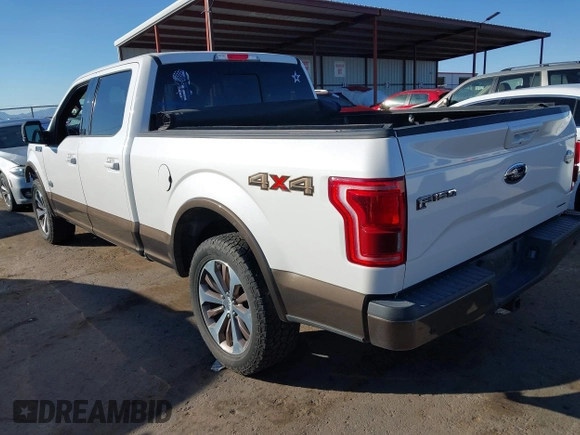 2016 Ford F-150 XLT with VIN 1FTFW1EF0GFC18720, listed as a IAAI auction lot 41293225 with 65,356 mi miles. Bid and sale history available at carsss.com. Image 3.