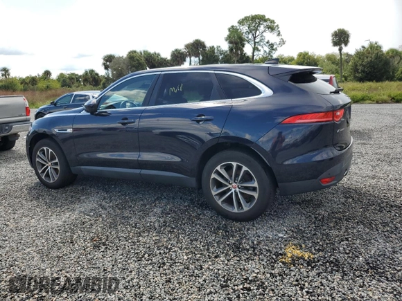 2020 Jaguar F-Pace 25t Premium with VIN SADCJ2FX8LA619250, listed as a Copart auction lot 73838394 with Not provided miles and Salvage title. Bid and sale history available at DreamBid. Image 2.