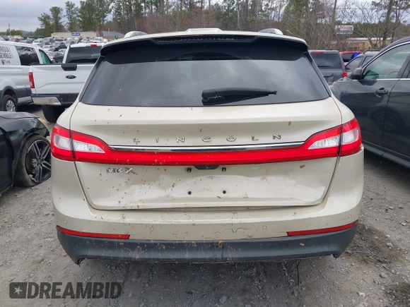 2016 Lincoln MKX Select with VIN 2LMTJ6KR7GBL47486, listed as a IAAI auction lot 41515610 with 135,291 mi miles and . Bid and sale history available at DreamBid. Image 6.